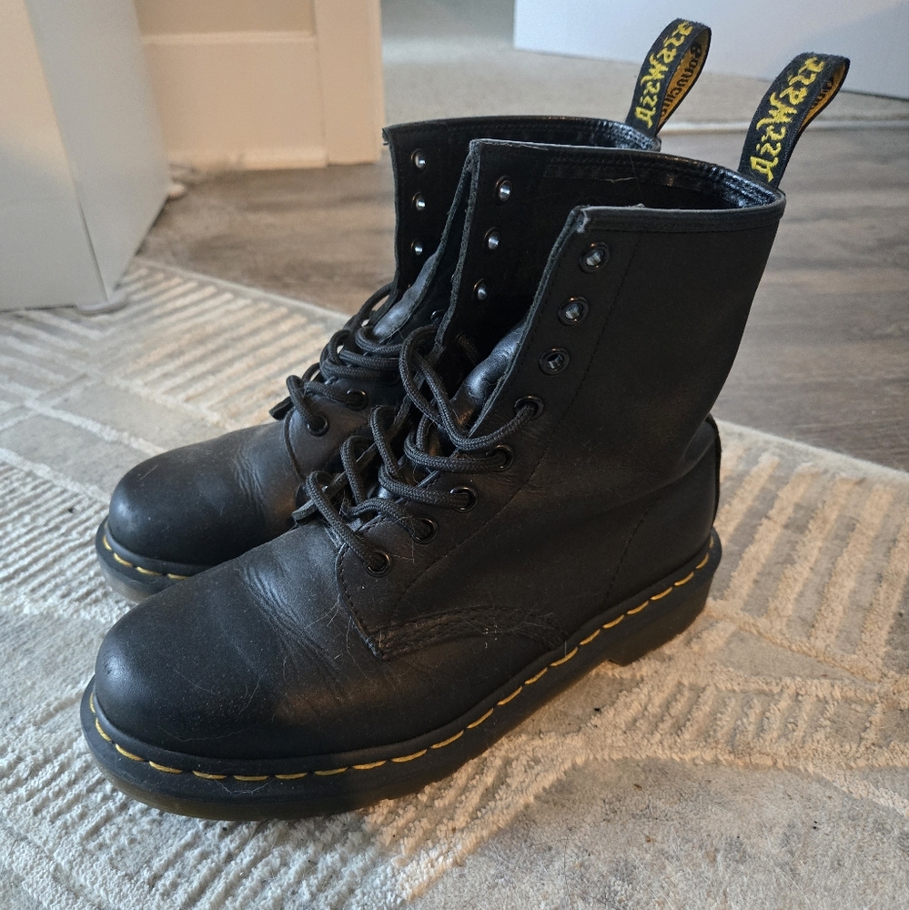 Dr. Martens Classic Black Leather Boots